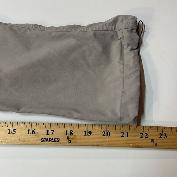 Columbia Taupe Hiking Capris Quick Dry Outdoor Drawstring Hem Women’s Sz 6 - Picture 7 of 8